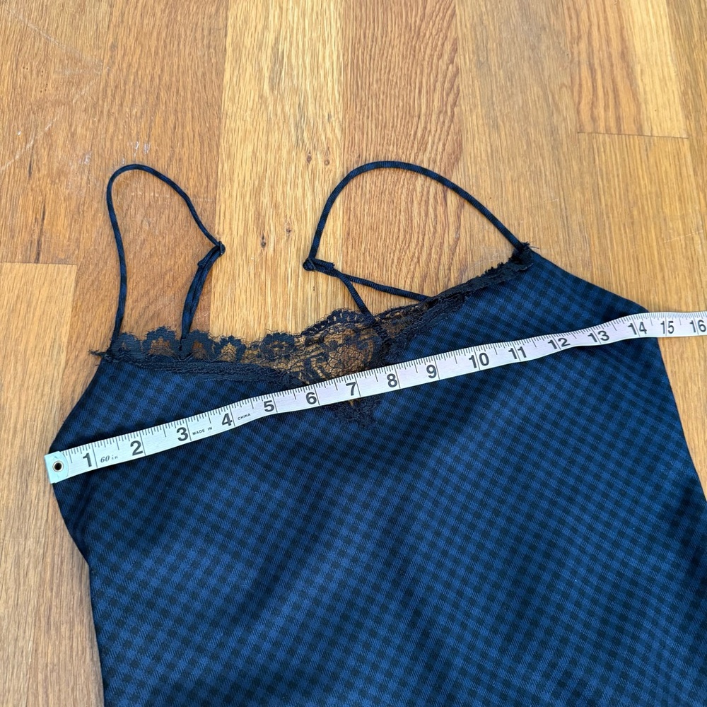 Zara Navy and Black Lace Trim Babydoll Dress - S - Picture 3 of 6